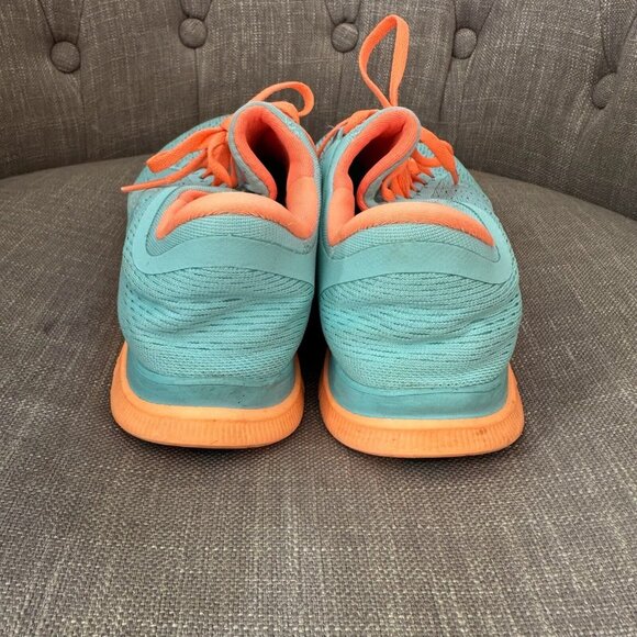 Nike Free 3.0 Sneakers Womens Sz 9.5 Teal Orange Athletic Running Shoes - Picture 7 of 10